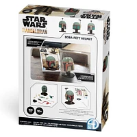 4D Build, Star Wars Mandalorian Boba Fett Helmet, 3D Paper Model Kit, 100 Piece Paper Model Kit