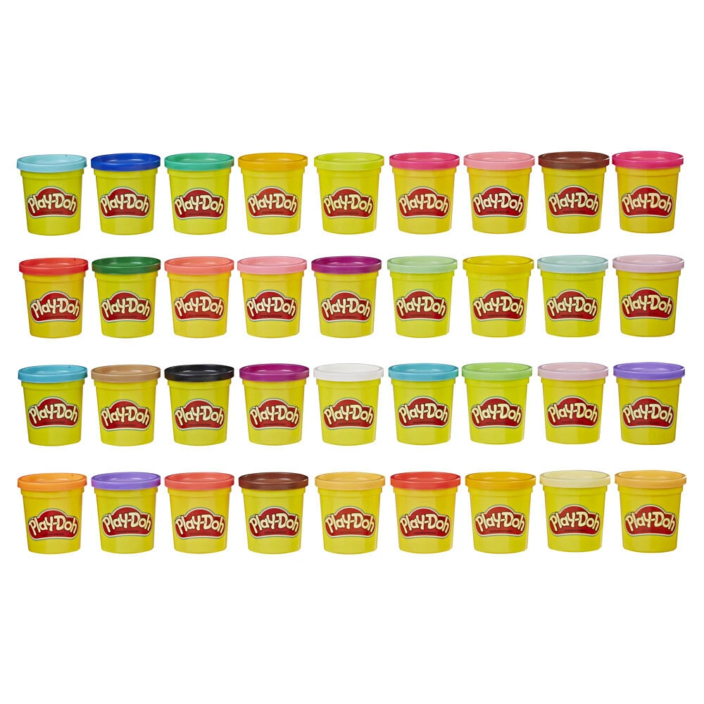 Play-Doh, Mega Pack de 36 pots de pâte à modeler