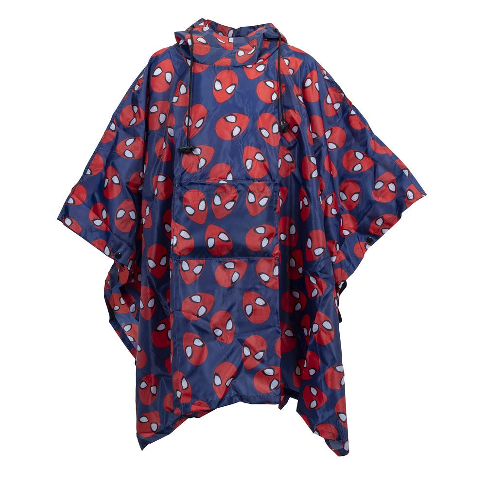 Marvel Poncho Repliable Pour Enfant Spider-Man Rouge