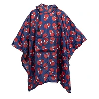 Marvel Kids Spiderman Fold Out Poncho Multi Red