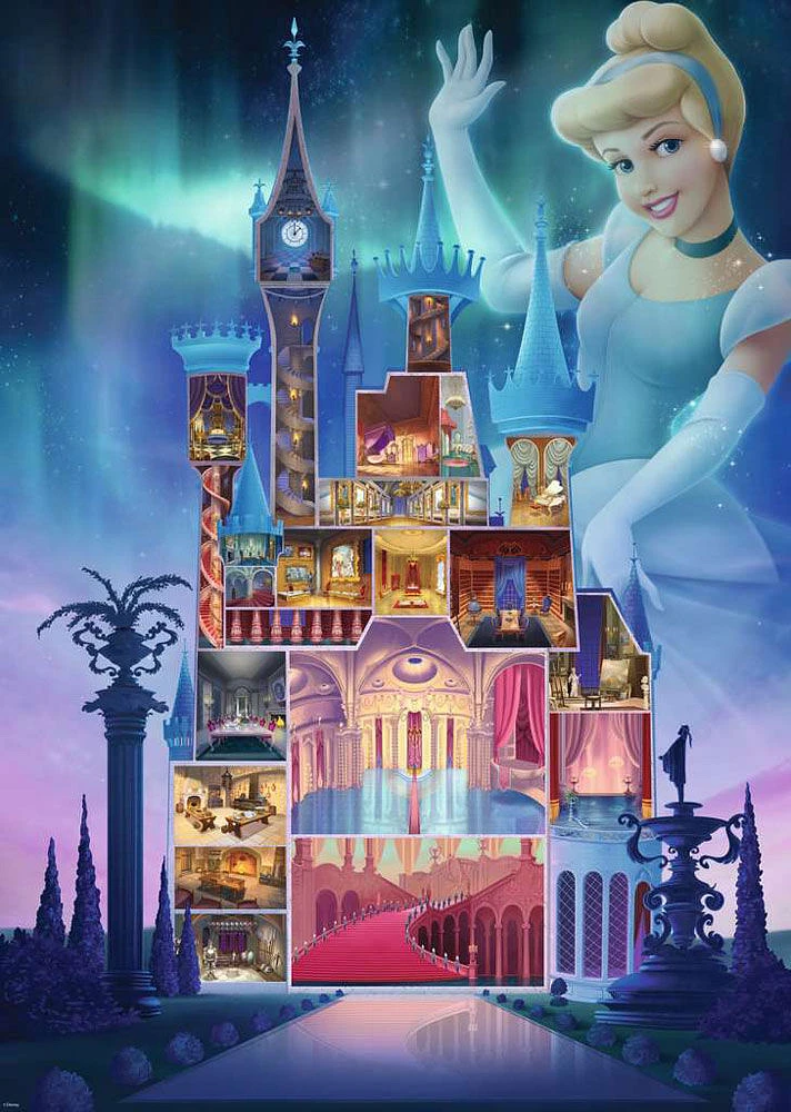 Ravensburger Disney Princess - Disney Castles Cinderella 1000pc Puzzle