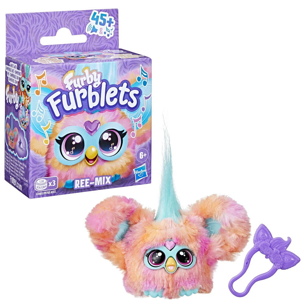 Furby Furblets Ree-Mix Mini Electronic Plush Toy