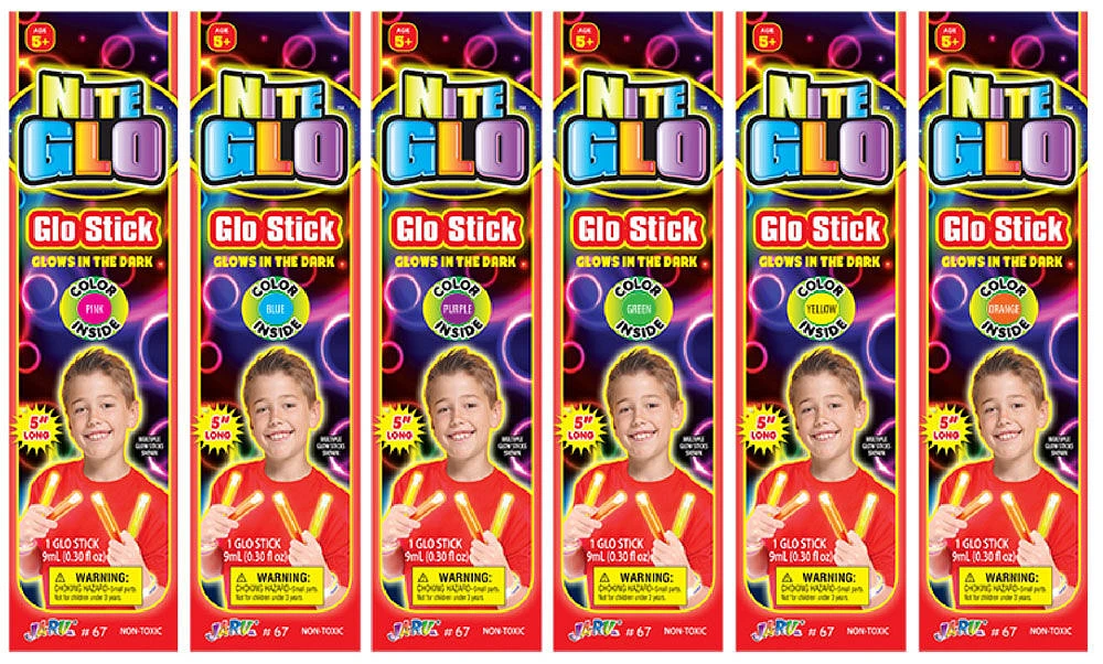 Nite Glo - Glo Stick - Édition anglaise - L'assortiment peut varier
