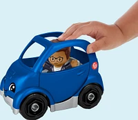 Fisher-Price Little People véhicule électrique jouet voiture et figurine pour tout-petits, 2 pièces