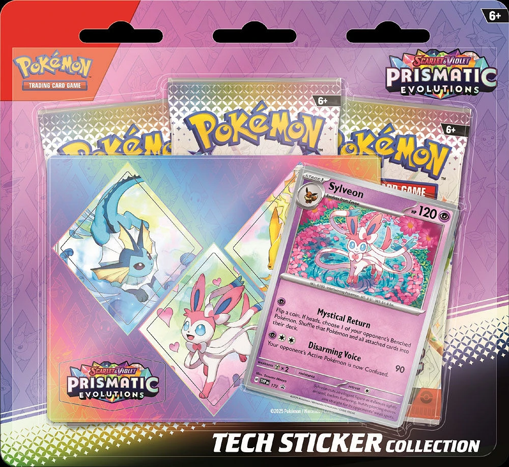 Pokémon TCG: Scarlet & Violet - Prismatic Evolutions Tech Sticker Collection - English Edition