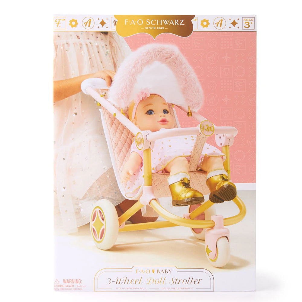 F.A.O Schwarz Baby 3-Wheel Doll Stroller - R Exclusive