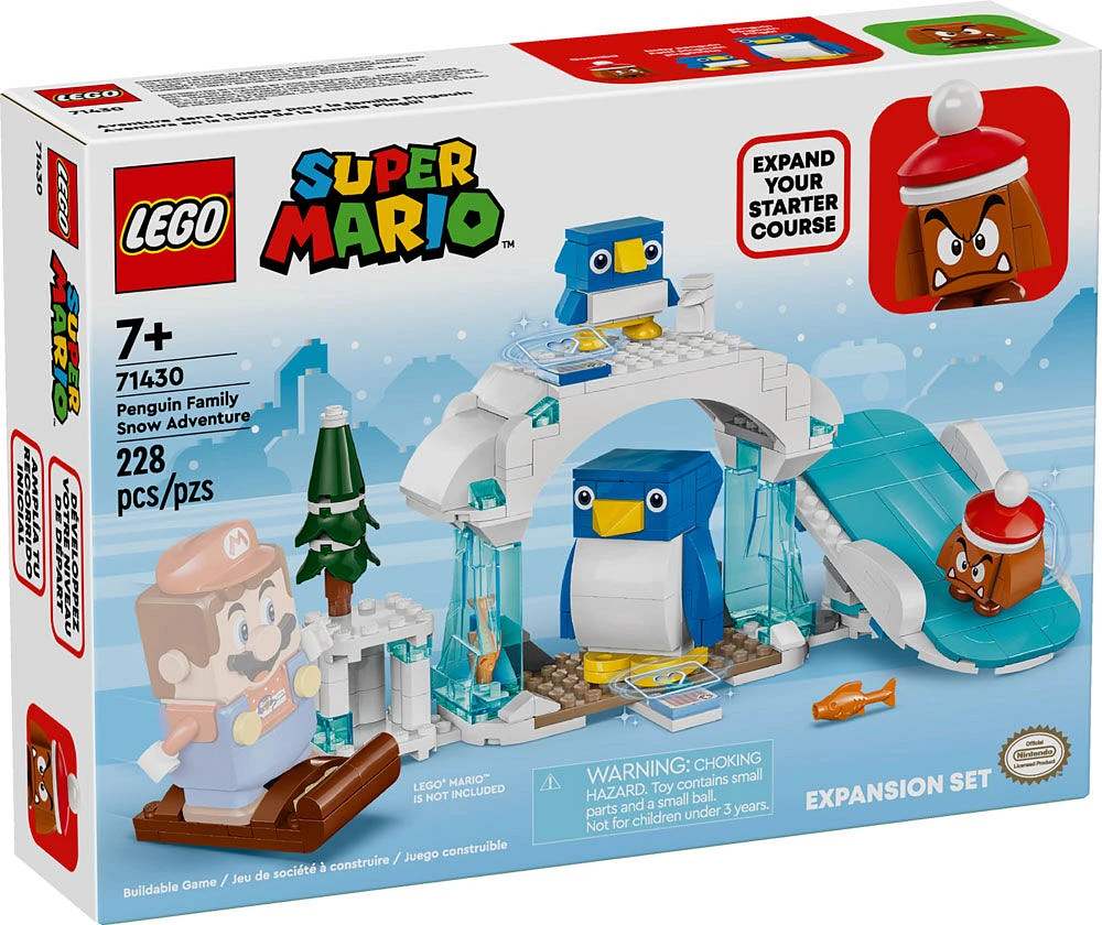 LEGO Super Mario Ensemble d'extension Aventure dans la neige pour la famille Pingouin