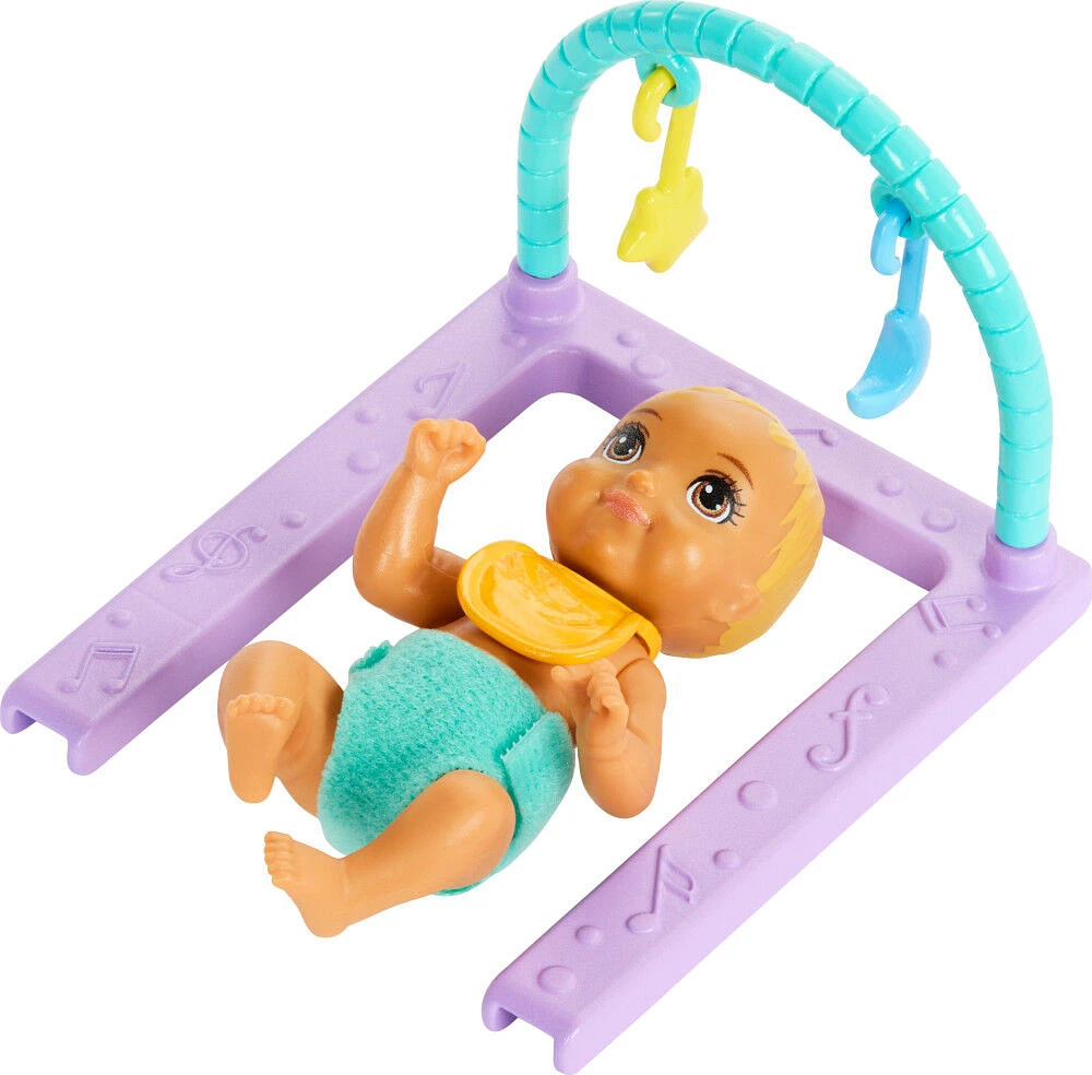 Barbie Skipper Babysitter Doll with Twin Nursery Playset & Accessories