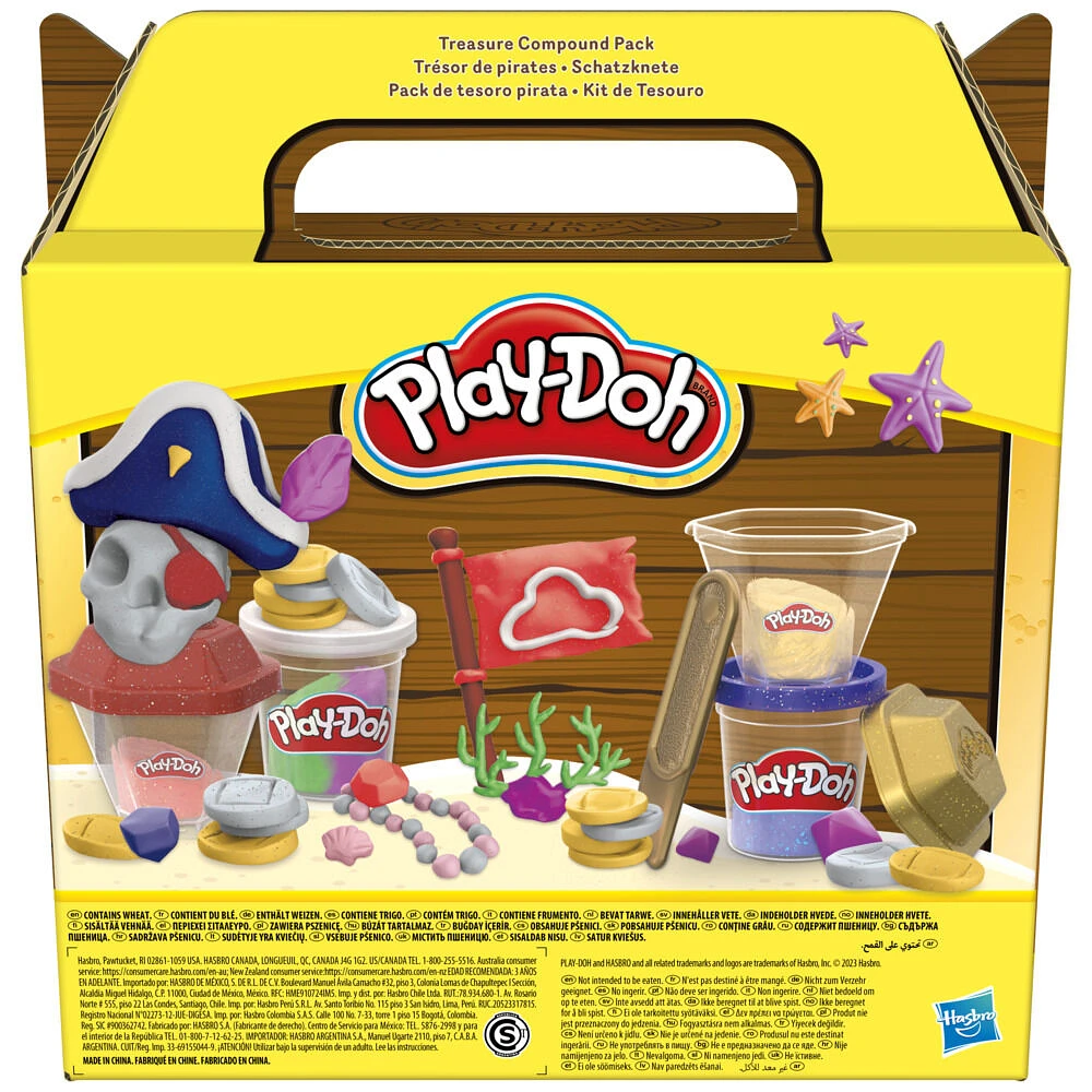 Play-Doh Trésor de pirates, loisirs créatifs avec pâte à modeler pour enfants - Notre exclusivité