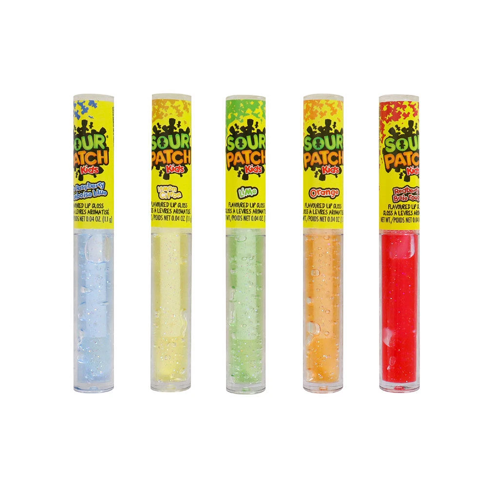 5pcs Tube de Brillant à Lèvres avec Baguette - Sour Patch