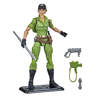 G.I. Joe Classified Series, figurine  Lady Jaye de collection avec accessoires multiples, emballage classique