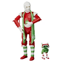 Star Wars The Black Series, Protocol Droid (Holiday Edition) et droïde BD, figurines des fêtes de collection de 15 cm