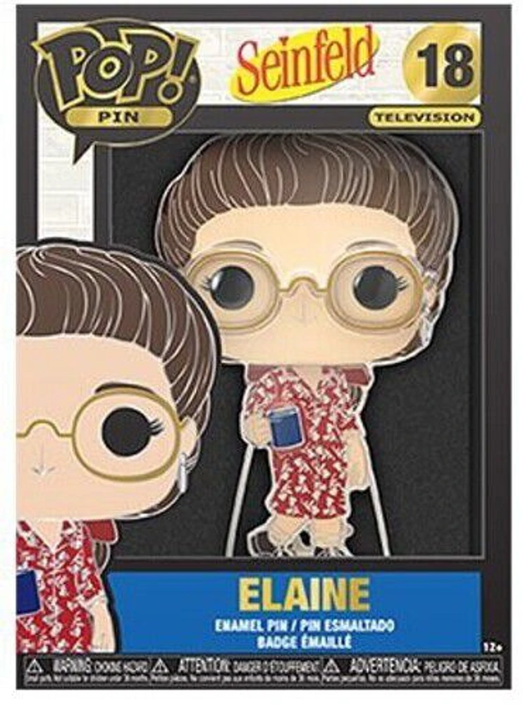 Badge émaillé Elaine par Funko Pop! Seinfeld