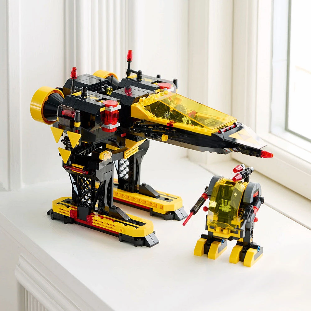 LEGO Icons Blacktron Renegade - Spaceship Building Set - DIY Kit for Adults 18+ - 10355