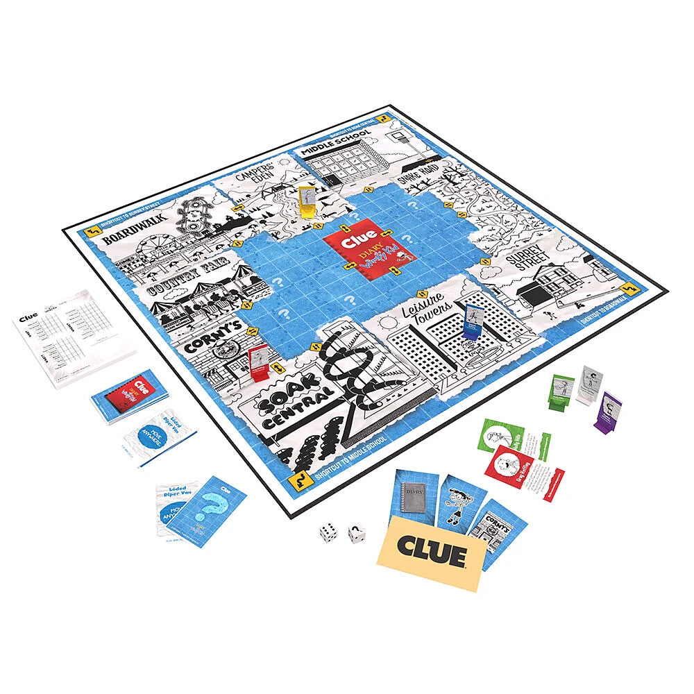 USAopoly CLUE: Diary of a Wimpy Kid - Édition anglaise