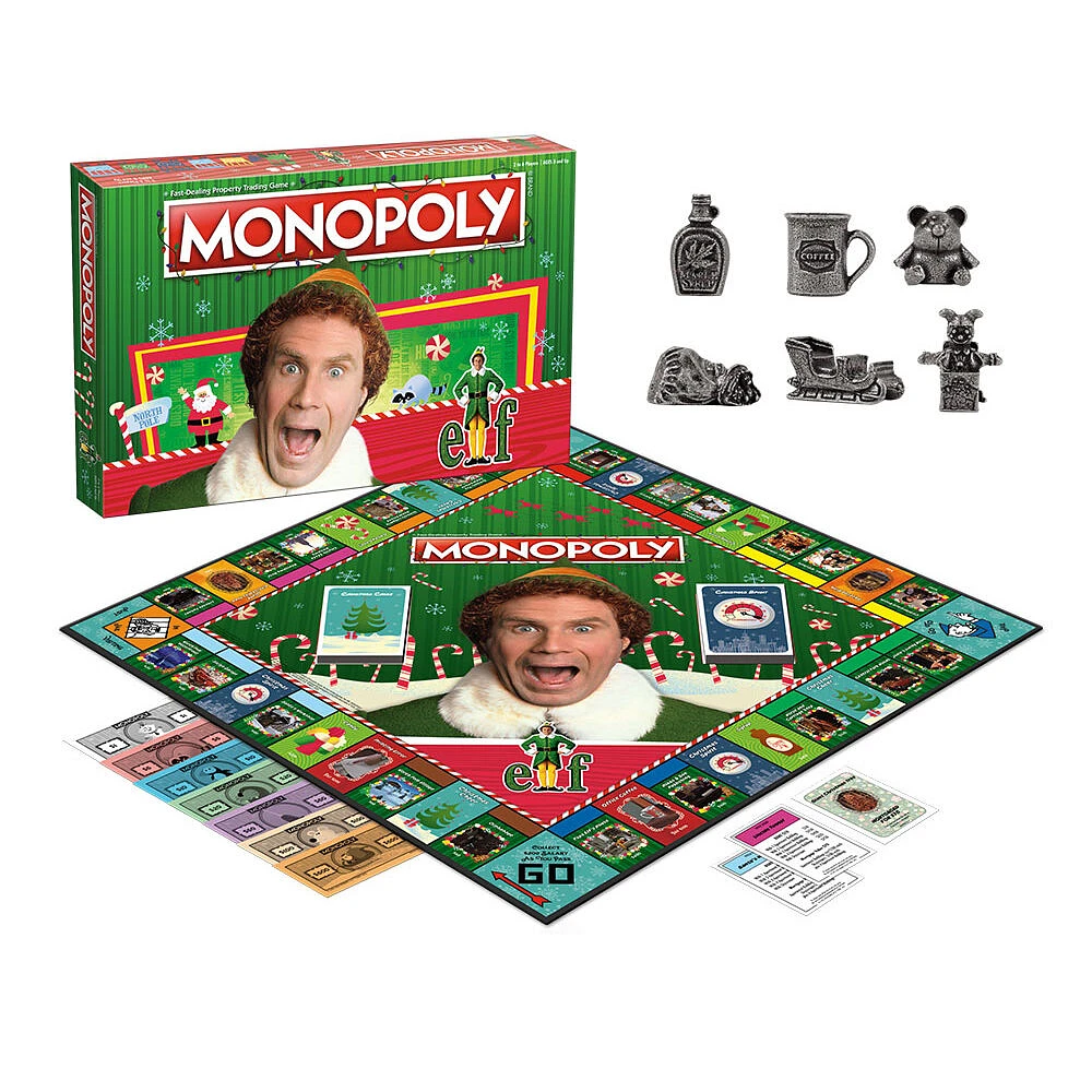 MONOPOLY: Elf Jeu De Plateau - Édition anglaise