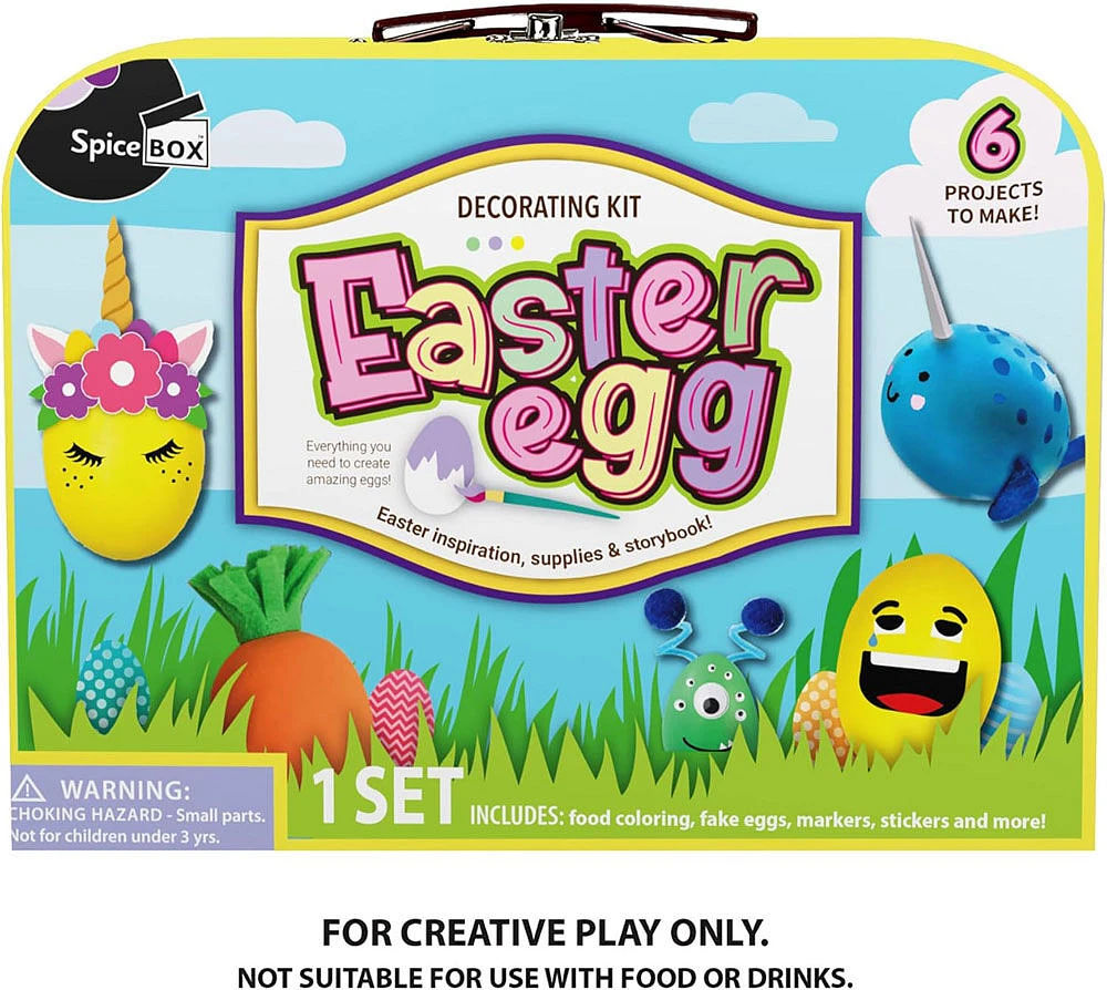 Suitcase Easter Egg Art Kit - English Edition