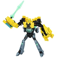 Transformers EarthSpark Cyber-Combiner Bumblebee and Mo Malto Action Figures