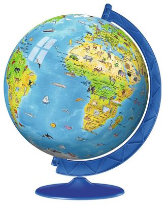 Ravensburger Children's World Globe 180 Piece 3D Puzzle