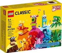 LEGO Classic Creative Monsters 11017 Building Kit with 5 Toys for Kids (140 Pieces)