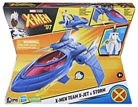 Marvel Studios X-Men '97, X-Men Team X-Jet et figurine Storm de 10 cm, jouets et figurines de super-héros