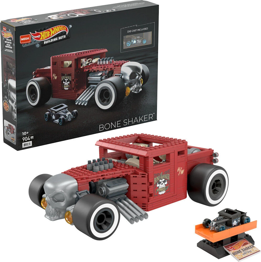 Mega Construx- Hot Wheels- Bone Shaker - Notre exclusivité