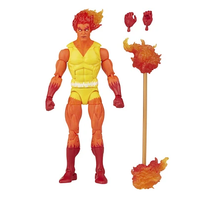 Marvel Legends Series Fantastic Four 6-inch Firelord Retro Action Figure Toy, Includes 2 Accessories