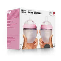 Comotomo Natural Flow Bottle 2P Pink