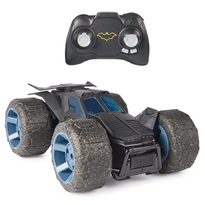 DC Comics, Batman Stunt Force Batmobile, Indoor Remote Control Car, Turbo Boost and Crazy Stunts