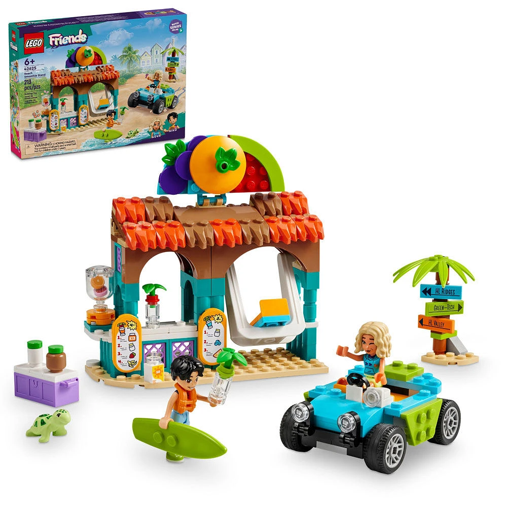 LEGO Friends Beach Smoothie Stand, Kids' Play Food Set, Gift Idea for Girls and Boys 42625