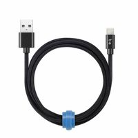 Blu Element Braided Lightning to USB Cable 6ft Black