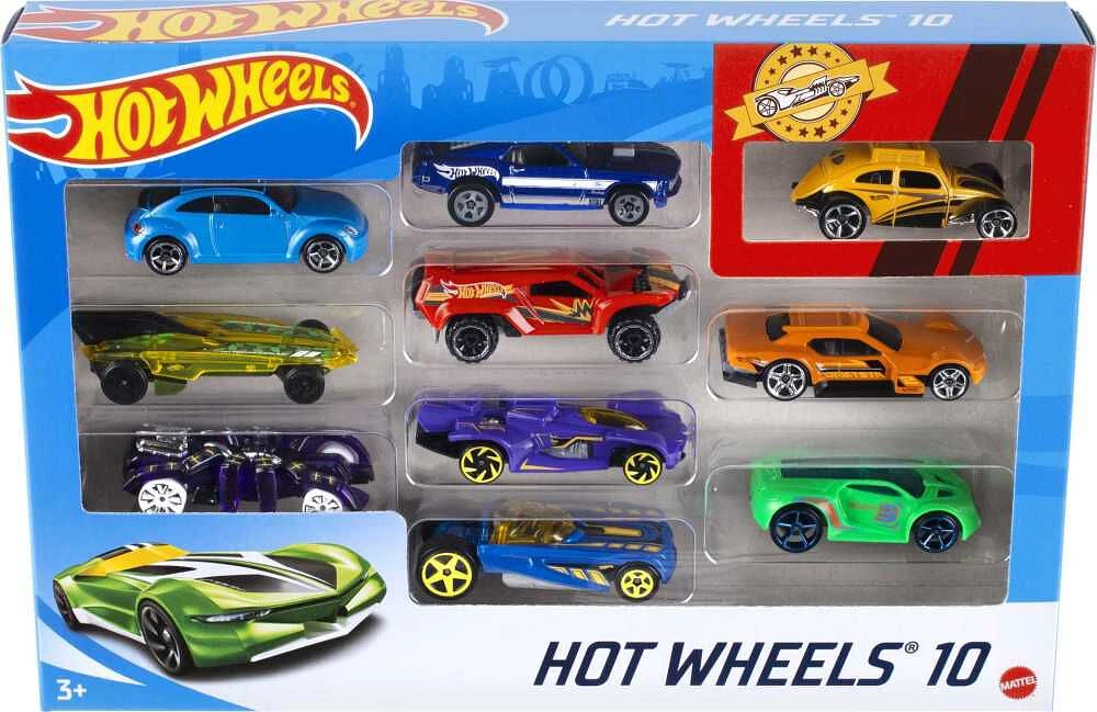 Hot Wheels - Coffret de 10 véhicules (Styles variées) - Notre Exclusivité