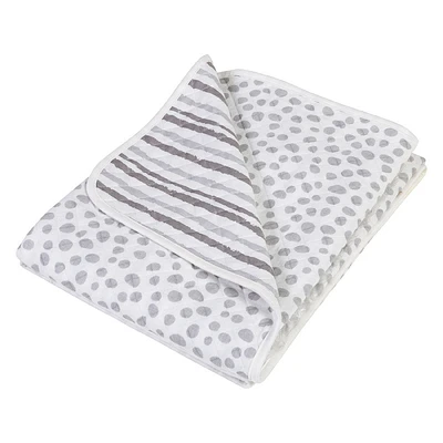 Trend Lab Gray Cloud Knit Blanket