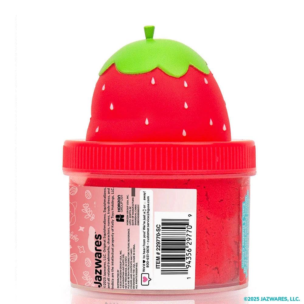Original Squishmallows substance gluante nuage premium Scarlet la fraise, parfum fraise