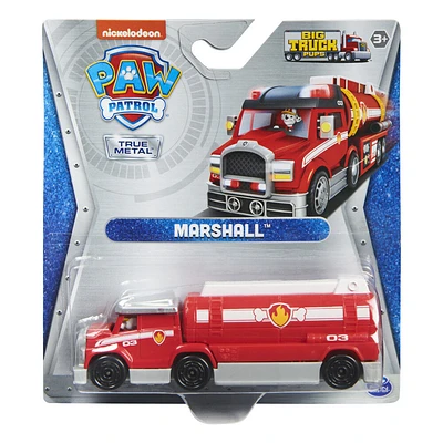 PAW Patrol, True Metal Marshall Collectible Die-Cast Toy Trucks, Big Truck Pups Series 1:55 Scale