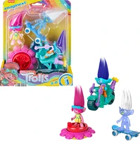 Imaginext DreamWorks Trolls Sparkle and Roll Pack, Poppy Branch and Guy Diamond 6-Piece Figure Set - R Exclusive