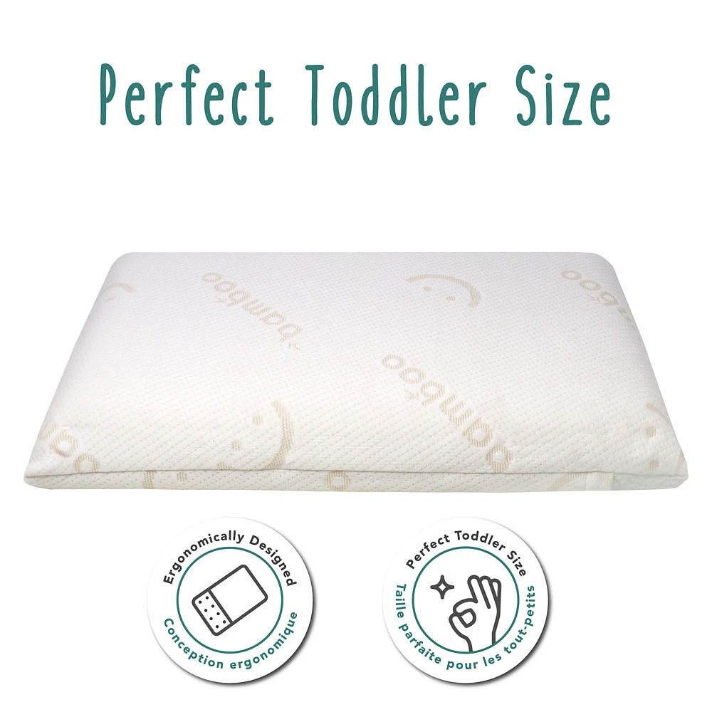 Baby Works Toddler Pillow with Bamboo Pillowcase