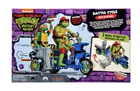 Les Tortues Ninja Mutantes : Mutant Mayhem Battle Cycle avec la figurine exclusive de Raphael