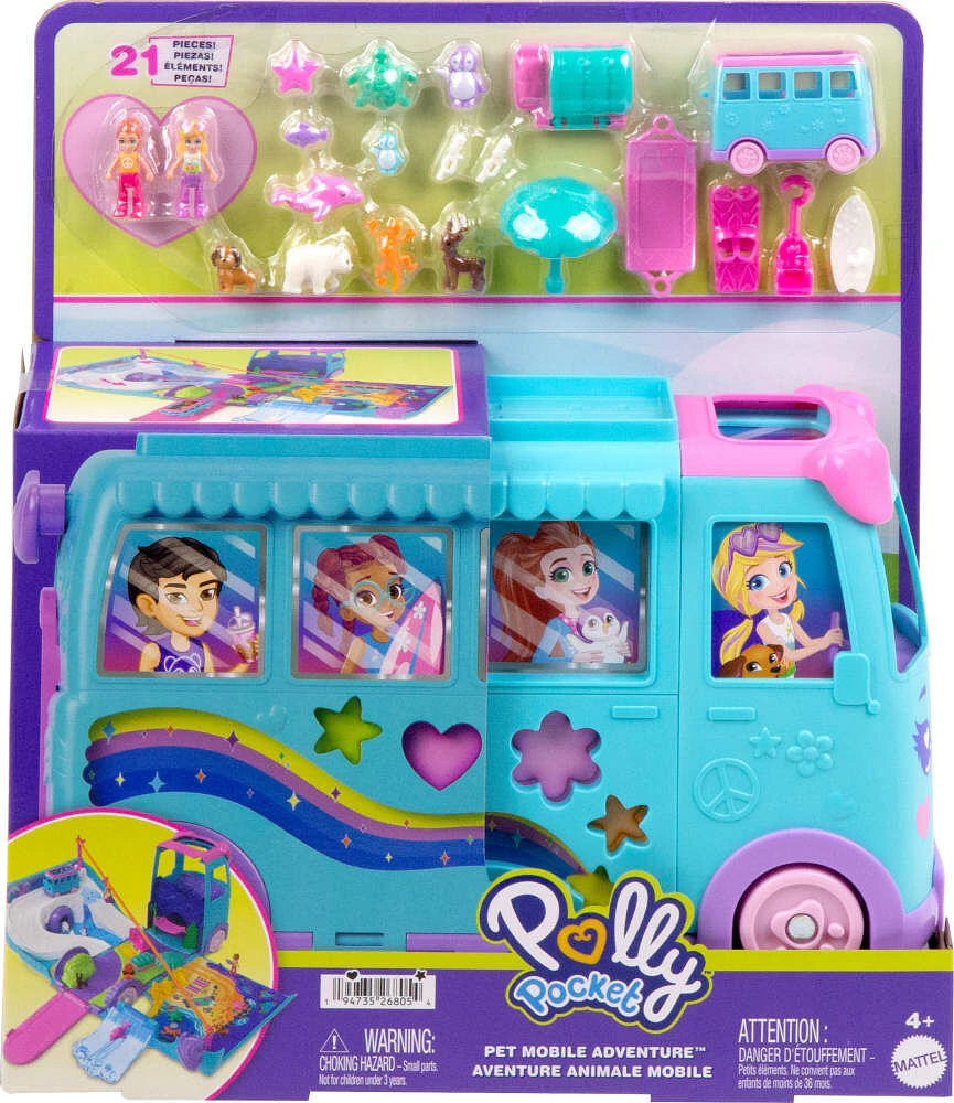 Polly Pocket Pet Mobile Adventure Playset