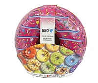 Eurographics Donut Shaped Tin 550 Pc Puzzle