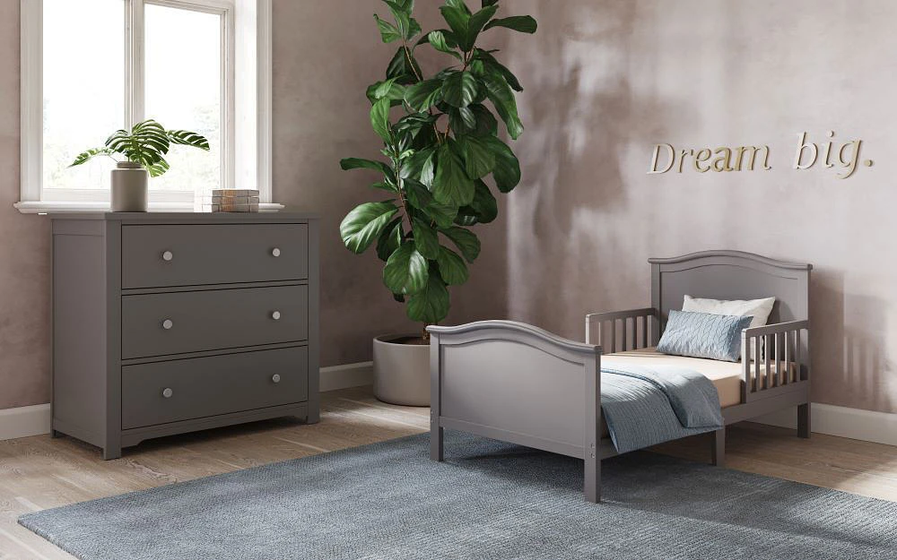 Camden Toddler Bed, Cool Gray