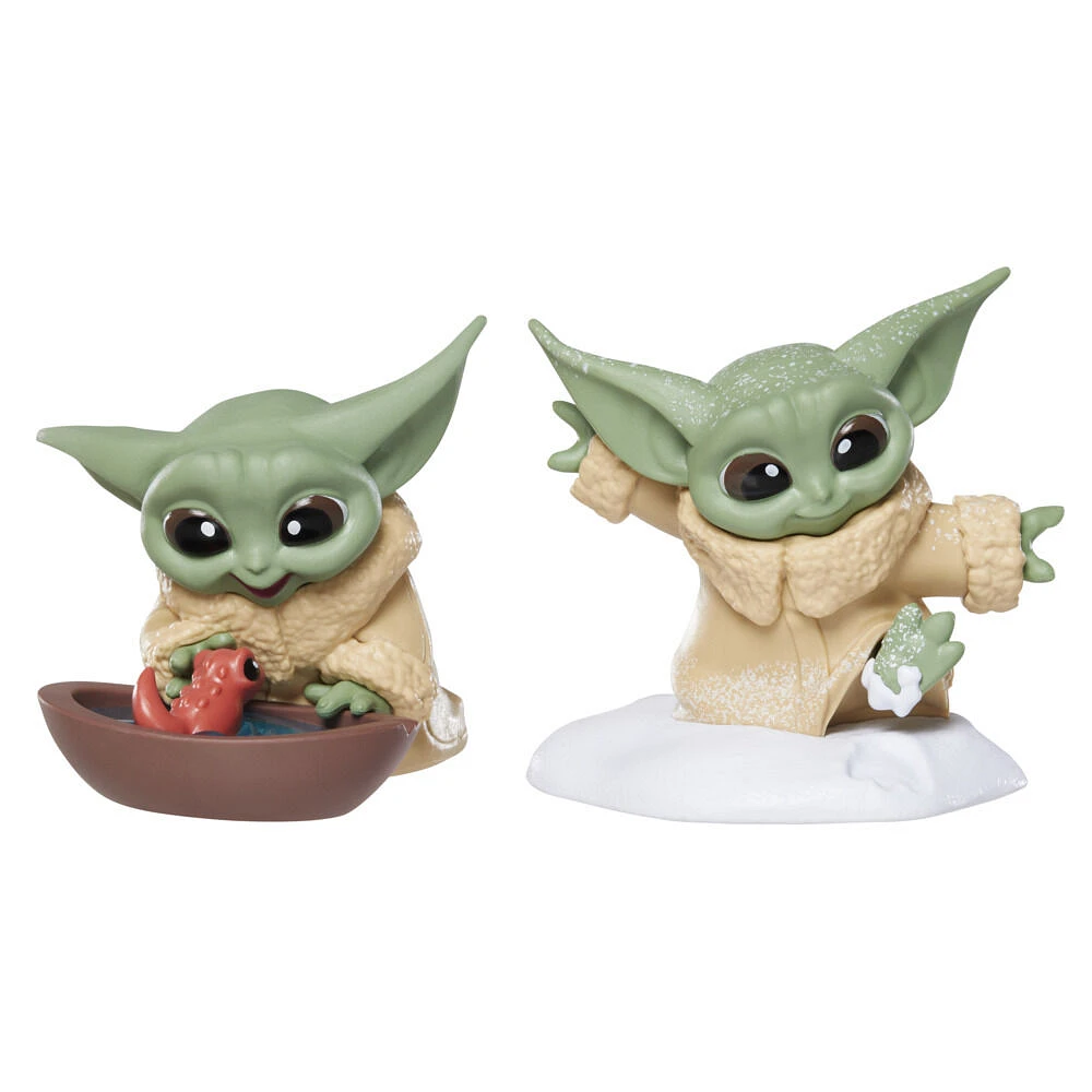 Star Wars The Bounty Collection, pack de 2 figurines statiques de collection de 5,5 cm, Grogu et ami têtard