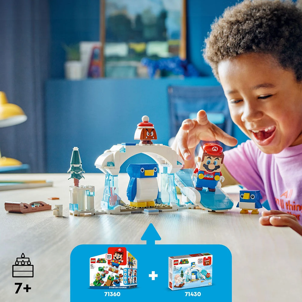 LEGO Super Mario Ensemble d'extension Aventure dans la neige pour la famille Pingouin