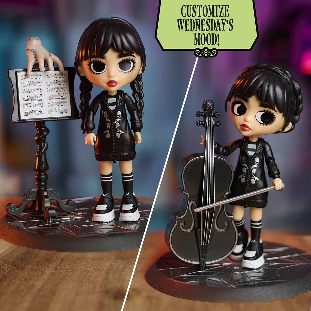 Wednesday Deluxe Poseable Figure W/Cello