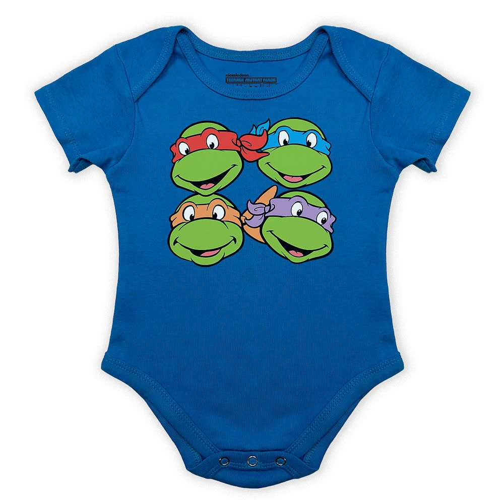 TMNT Short Sleeve Bodysuit - Turqoise