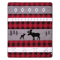 Lumberjack Moose 3 Piece Crib Bedding Set