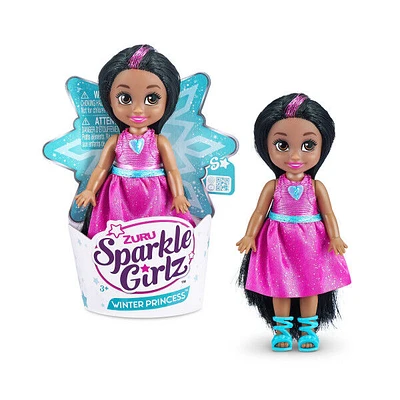 Zuru Sparkle Girlz Dark Skin Princess/Licorne Cupcake Doll (le style peut varier) - Notre exclusivité