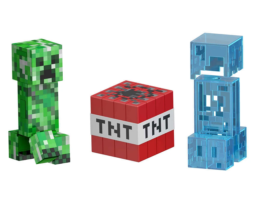 Minecraft Diamond Level Creeper, 5.5-inch Collector Action Figure