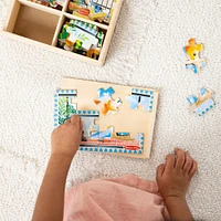 Melissa and Doug - Puzzles dans une boîte - Animaux de compagnie