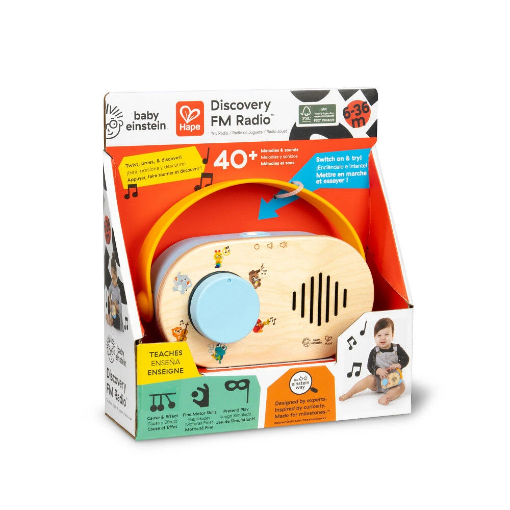 Radio Jouet Discovery Radio de Baby Einstein HAPE